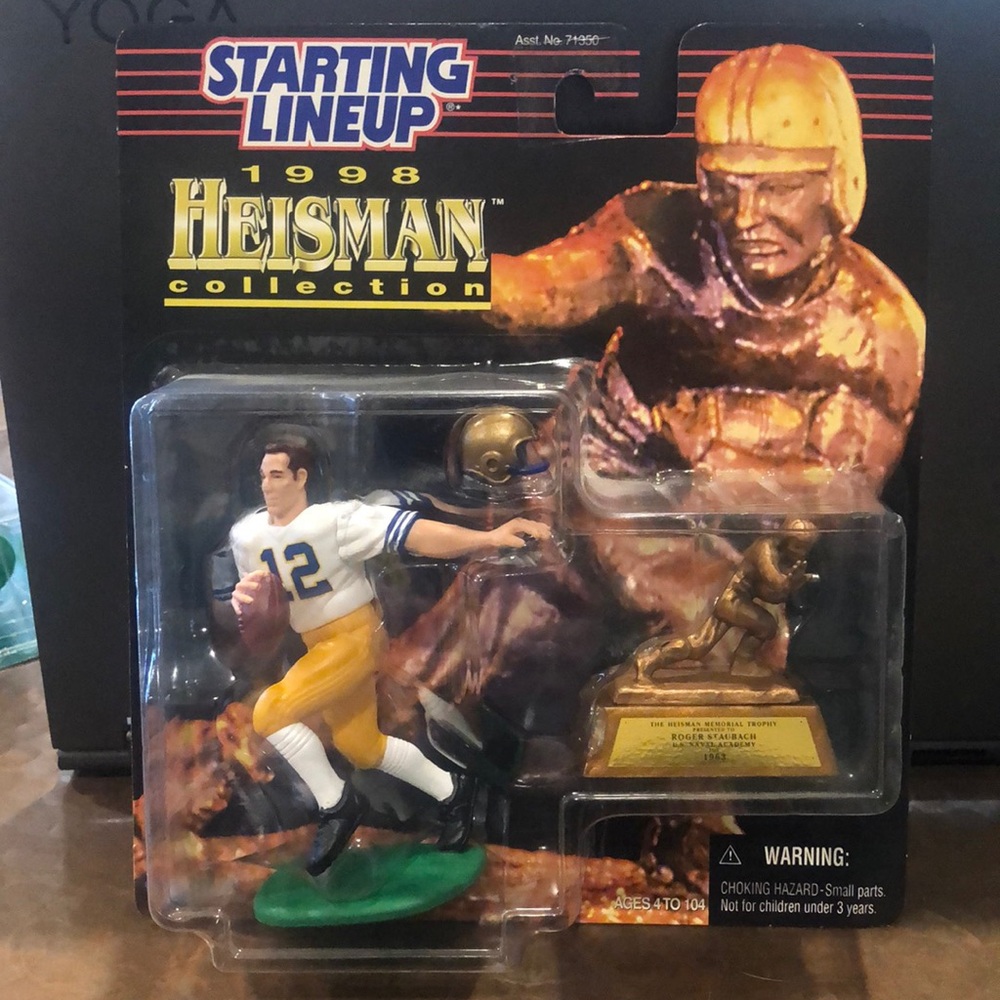 Starting Lineup 1998 Edition Heisman Roger Staubach Collectible Orig. Packaging